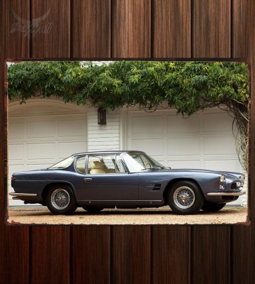 Металлическая табличка Maserati 5000 GT Frua Coupe